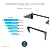 StarTech.com 3U 19” seinale kinnitatav vertikaalne raamilüliti kronstein, seinale kinnitatav plaadikomplekti kronstein andme-/AV-/IT-/arvutiseadmetele, 3U raam kapi või serveriruumi jaoks, toetab 150 naela (68 kg) kandevõimet