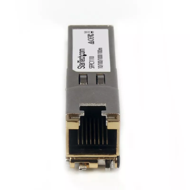 StarTech.com Cisco SFP-GE-T ühilduv SFP transiiverimoodul - 10/100/1000BASE-TX~Cisco SFP-GE-T ühilduv SFP moodul - 1000BASE-T - SFP RJ45 Cat6/Cat5e - 10/100/1000 Mbit/s - RJ-45 100m - Cisco IE3400, IE3300, IE3200