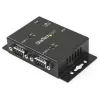 StarTech.com 2-pordiline tööstuslik seinale kinnitatav USB-jadaliidese adapteri jaotur koos DIN-liistu klambritega