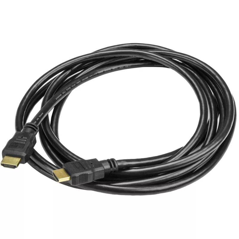 StarTech.com 3 m (10 jala) HDMI-kaabel – 4K-kiire HDMI-kaabel Ethernetiga – UHD 4K 30 Hz video – HDMI 1.4 kaabel – Ultra HD HDMI monitoridele, projektoritele, teleritele ja kuvaritele – must HDMI-juhe – M/M