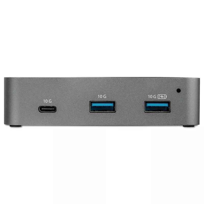 StarTech.com ~3 pordiga USB-C 3.2 Gen 2 jaotur Etherneti adapteriga - 10Gbps USB USB-C kuni 2x USB-A ja 1x USB-C porti - USB-jaotur BC 1.2 kiirlaadimisega telefonidele - Ülikiire 10Gbps USB-C jaotur