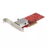 StarTech.com Dual M.2 PCIe SSD Adapter Card - x8 / x16 Dual NVMe or AHCI M.2 SSD to PCI Express 3.0 - M.2 NGFF PCIe (M-Key) Ühilduv - Supports 2242, 2260, 2280 - JBOD - Mac & PC