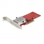 StarTech.com Dual M.2 PCIe SSD Adapter Card - x8 / x16 Dual NVMe or AHCI M.2 SSD to PCI Express 3.0 - M.2 NGFF PCIe (M-Key) Ühilduv - Supports 2242, 2260, 2280 - JBOD - Mac & PC