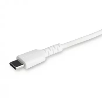 StarTech.com 6 jala (2 m) vastupidav valge USB-C – Lightning kaabel – tugev töökindel aramiidkiust USB-C – Lightning laadimis-/sünkroonimisjuhe – Apple MFi sertifitseeritud iPad/iPhone 12