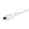 StarTech.com 3 jala (1 m) vastupidav valge USB-C- Lightning-kaabel – tugev vastupidav aramiidkiuga USB tüüp C Lightning-laadija/sünkroniseerimise toitejuhe – Apple MFi sertifitseeritud iPad/iPhone 12 jaoks