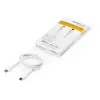 StarTech.com 3 jala (1 m) vastupidav valge USB-C- Lightning-kaabel – tugev vastupidav aramiidkiuga USB tüüp C Lightning-laadija/sünkroniseerimise toitejuhe – Apple MFi sertifitseeritud iPad/iPhone 12 jaoks