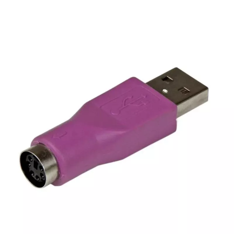StarTech.com asendus-PS/2-klaviatuuri-USB-adapter – isane/emane, USB A, PS/2, violetne
