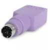 StarTech.com asendus-USB-klaviatuuri PS/2-adapter – F/M, PS/2, USB A, violetne