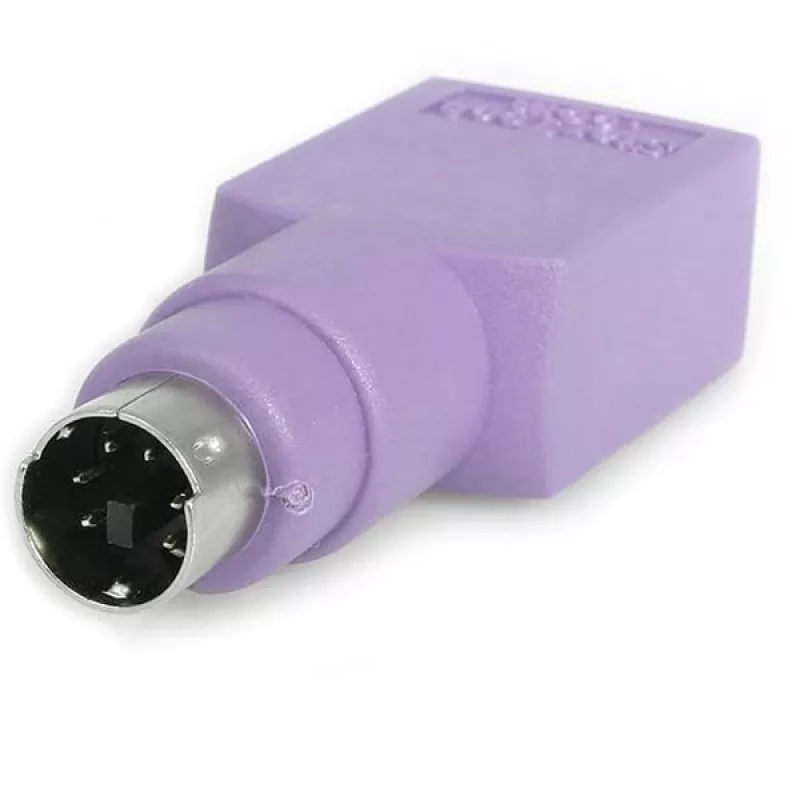 StarTech.com asendus-USB-klaviatuuri PS/2-adapter – F/M, PS/2, USB A, violetne