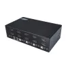 StarTech.com 4-pordiline kahe DisplayPortiga KVM-lüliti - 4K 60 Hz, 3840 x 2160 pikslit, 4K Ultra HD, raami külge kinnitatav, 18 W, 2U, must