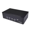 StarTech.com 4-pordiline kahe DisplayPortiga KVM-lüliti - 4K 60 Hz, 3840 x 2160 pikslit, 4K Ultra HD, raami külge kinnitatav, 18 W, 2U, must