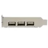 StarTech.com 4 pordiga PCI Express madala profiiliga kiire USB-kaart