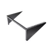 StarTech.com Vertikaalne seinale kinnitatav serveririiul - täisteras - 6U