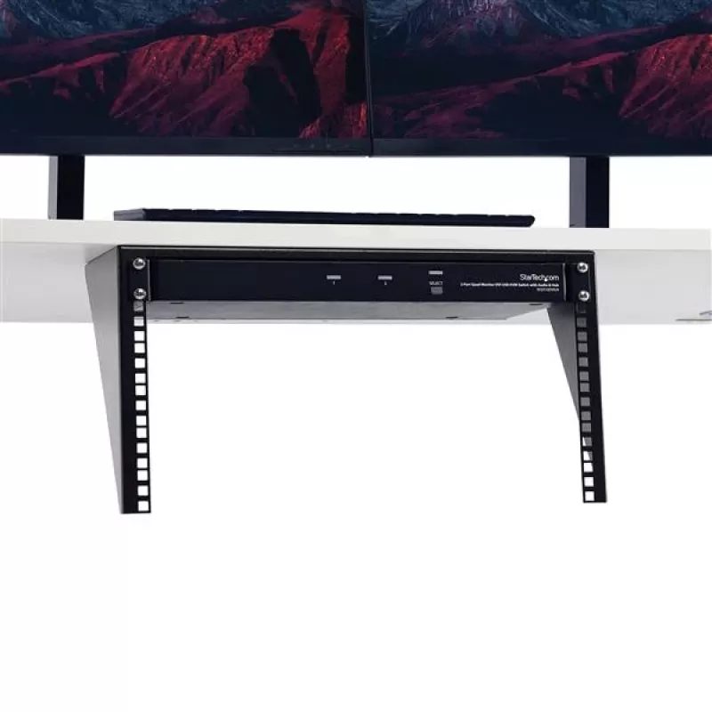 StarTech.com Vertikaalne seinale kinnitatav serveririiul - täisteras - 6U