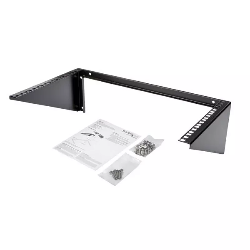StarTech.com Vertikaalne seinale kinnitatav serveririiul - täisteras - 6U