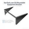 StarTech.com Vertikaalne seinale kinnitatav serveririiul - täisteras - 6U