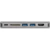 StarTech.com USB-C mitmepordiline adapter - USB-C Mini reisidokk 4K HDMI või 1080p VGA-ga - 3x USB 3.0 jaotur, SD, GbE, heli, 100W PD läbiv - kaasaskantav dokkimisjaam sülearvutile/tahvelarvutile