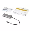 StarTech.com USB-C mitmepordiline adapter - USB-C Mini reisidokk 4K HDMI või 1080p VGA-ga - 3x USB 3.0 jaotur, SD, GbE, heli, 100W PD läbiv - kaasaskantav dokkimisjaam sülearvutile/tahvelarvutile