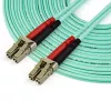 StarTech.com 10m (30ft) LC/UPC to LC/UPC OM4 Multimode fiiberoptiline kaabel, 50/125µm LOMMF/VCSEL Zipcord fiiber, 100G, madal sisestuskadu – LSZH fiiberoptiline hüppekord