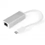 StarTech.com USB-C-lt gigabitivõrguadapter - Hõbedane, Juhtmega, USB, Ethernet, 5000 Mbit/s, Hõbedane