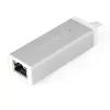 StarTech.com USB-C-lt gigabitivõrguadapter - Hõbedane, Juhtmega, USB, Ethernet, 5000 Mbit/s, Hõbedane