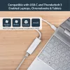 StarTech.com USB-C-lt gigabitivõrguadapter - Hõbedane, Juhtmega, USB, Ethernet, 5000 Mbit/s, Hõbedane