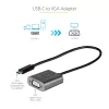 StarTech.com USB-C–VGA-adapter – 1080p USB USB-C–VGA-adapteri dongel – USB-C (DP alt-režiim) VGA-kuvarile/ekraanile videomuundur – Thunderbolt 3-ga ühilduv – 12 inch (30 cm) pikk külgekinnitatud kaabel – CDP2VGA täiendatud versioon