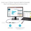 StarTech.com USB-C–VGA-adapter – 1080p USB USB-C–VGA-adapteri dongel – USB-C (DP alt-režiim) VGA-kuvarile/ekraanile videomuundur – Thunderbolt 3-ga ühilduv – 12 inch (30 cm) pikk külgekinnitatud kaabel – CDP2VGA täiendatud versioon