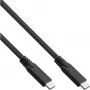 USB 3.2 Gen.1x2 kaabel InLine 35705A 5 m USB-C isane/isane must