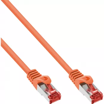 InLine patch-kaabel S/FTP PiMF Cat.6 250MHz PVC vask oranž 3m