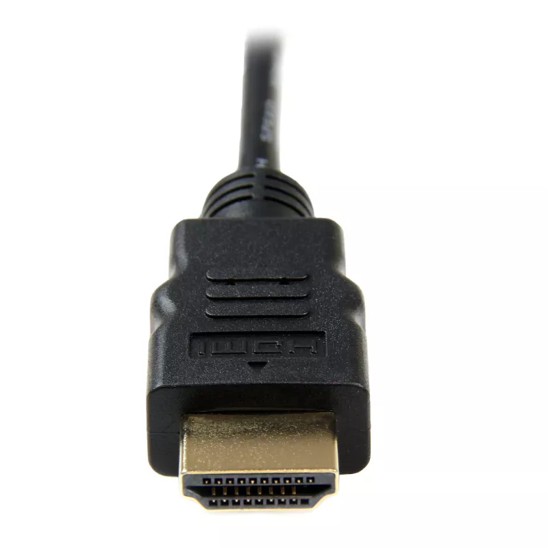 StarTech.com 50 cm mikro-HDMI–HDMI-kaabel Ethernetiga – 4K 30 Hz video – vastupidav kiire mikro-HDMI tüüp D–HDMI 1.4 adapterkaabel / muundurjuhe – UHD HDMI-kuvarid/telerid/ekraanid – M/M