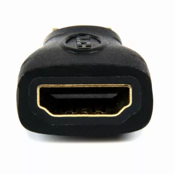 StarTech.com Mini HDMI - HDMI-adapter – 4K High Speed HDMI-adapter – 4K 30 Hz Ultra HD kiire HDMI-adapter – HDMI 1.4 – kullatud kontaktidega – UHD Mini HDMI-adapter 4K – must