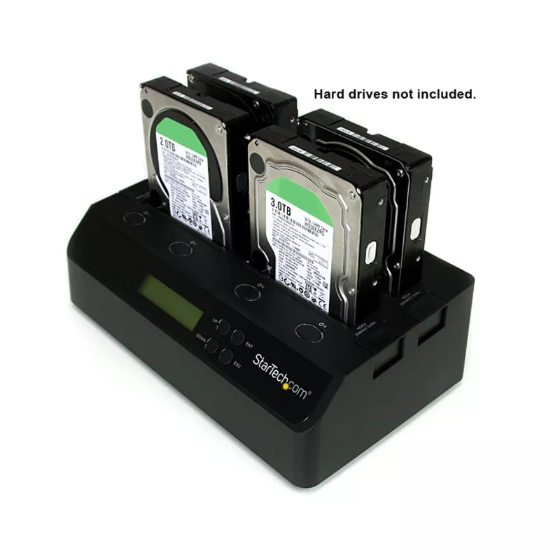 StarTech.com 4-pesaline USB 3.0 eSATA to SATA eraldiseisev 1:3 kõvaketta duplikaatordokk