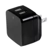 StarTech.com kahe pordiga USB seinilaadija – rahvusvaheline reisimine – 17 W/3,4 A – must
