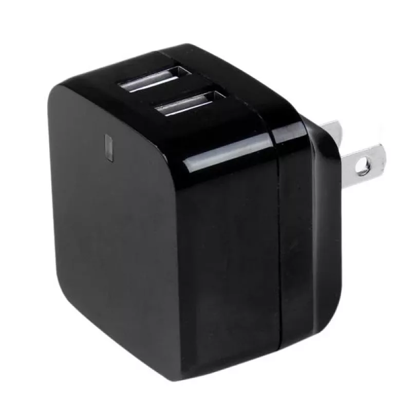 StarTech.com kahe pordiga USB seinilaadija – rahvusvaheline reisimine – 17 W/3,4 A – must