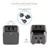 StarTech.com kahe pordiga USB seinilaadija – rahvusvaheline reisimine – 17 W/3,4 A – must