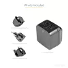 StarTech.com kahe pordiga USB seinilaadija – rahvusvaheline reisimine – 17 W/3,4 A – must