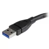 StarTech.com USB 3.0 A-A pikenduskaabel - 6 tolli, must, 0,152 m, USB A, USB A, USB 3.2 Gen 1 (3.1 Gen 1), 5 Gbit/s, Must