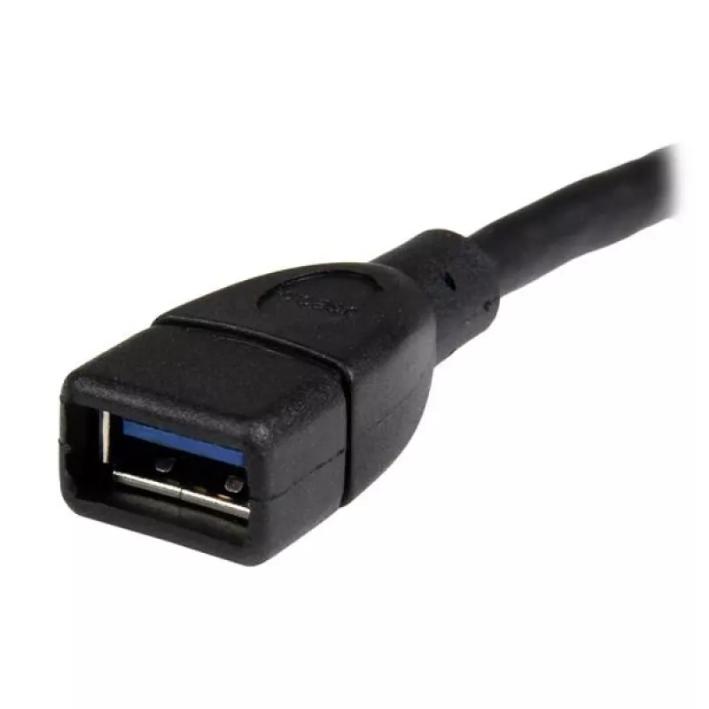 StarTech.com USB 3.0 A-A pikenduskaabel - 6 tolli, must, 0,152 m, USB A, USB A, USB 3.2 Gen 1 (3.1 Gen 1), 5 Gbit/s, Must