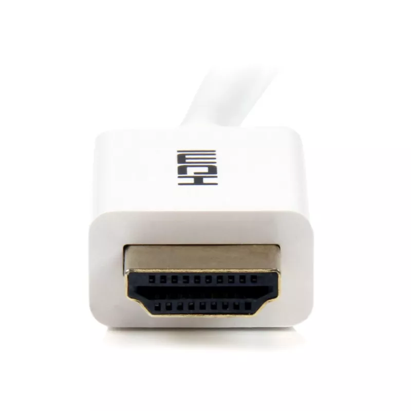 StarTech.com 5m / 16 ft CL3 Rated HDMI kaabel w/ Ethernet - In Wall Rated Ultra HD HDMI kaabel - 4K 30Hz UHD High Speed HDMI kaabel - 10.2 Gbps - HDMI 1.4 Video/Display kaabel - 30AWG, Valge