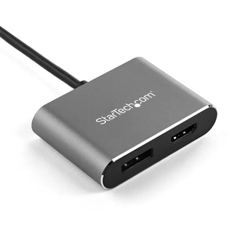 StarTech.com USB C mitme pordiga videoadapter - 4K 60Hz USB-C HDMI 2.0 või DisplayPort 1.2 monitoriadapter - USB USB-C 2-ühes kuvarimuundur HDMI/DP HBR2 HDR - Thunderbolt 3 ühilduv