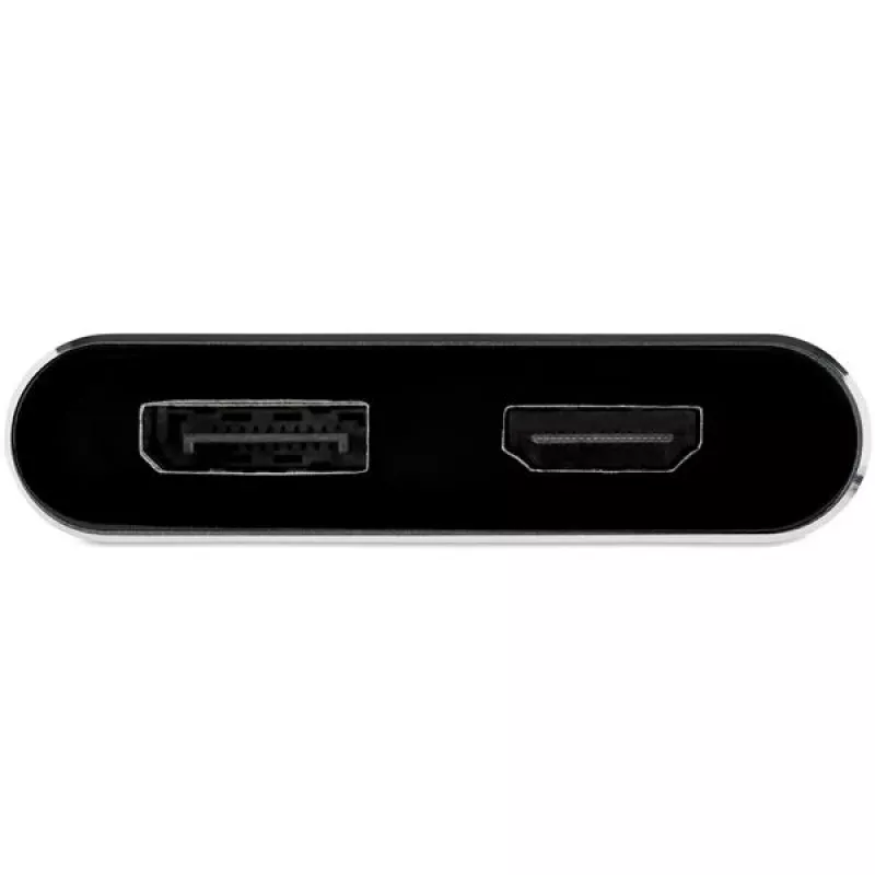 StarTech.com USB C mitme pordiga videoadapter - 4K 60Hz USB-C HDMI 2.0 või DisplayPort 1.2 monitoriadapter - USB USB-C 2-ühes kuvarimuundur HDMI/DP HBR2 HDR - Thunderbolt 3 ühilduv
