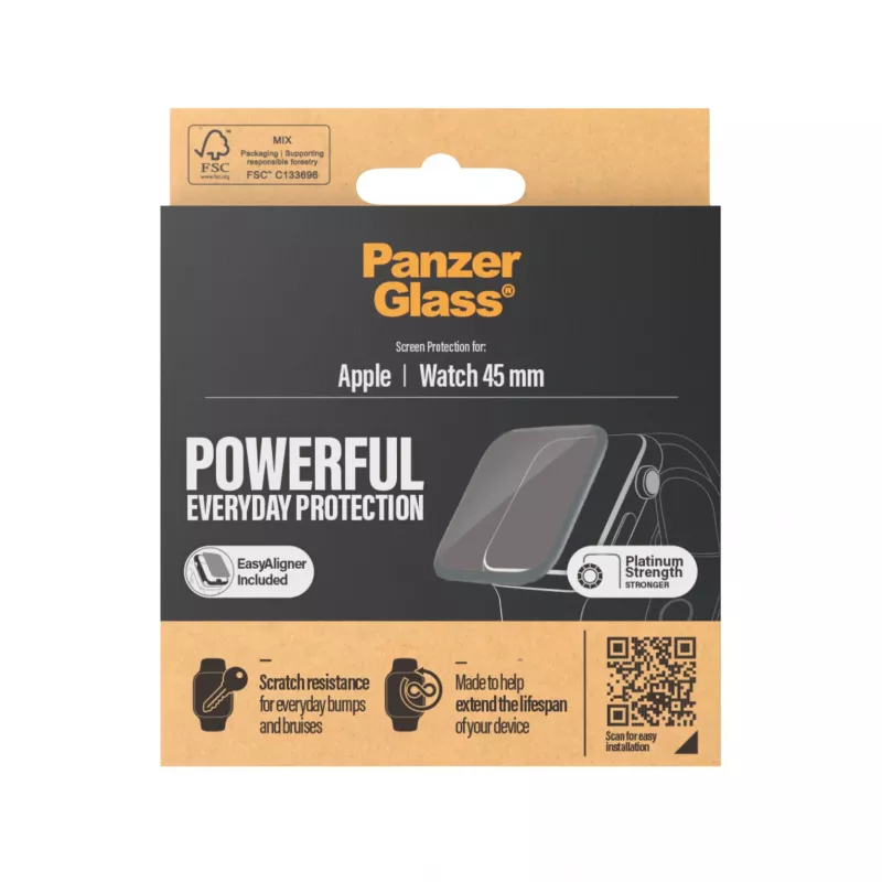 PanzerGlass ® Apple Watch Series 9 | 8 | 7 | 45mm | ekraanikaitseklaas