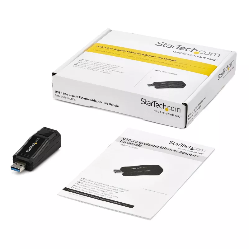 StarTech.com USB 3.0 Gigabit Etherneti NIC võrguadapter – 10/100/1000 Mbps