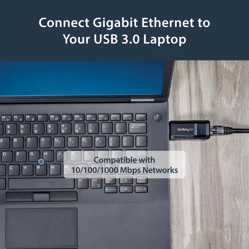 StarTech.com USB 3.0 Gigabit Etherneti NIC võrguadapter – 10/100/1000 Mbps