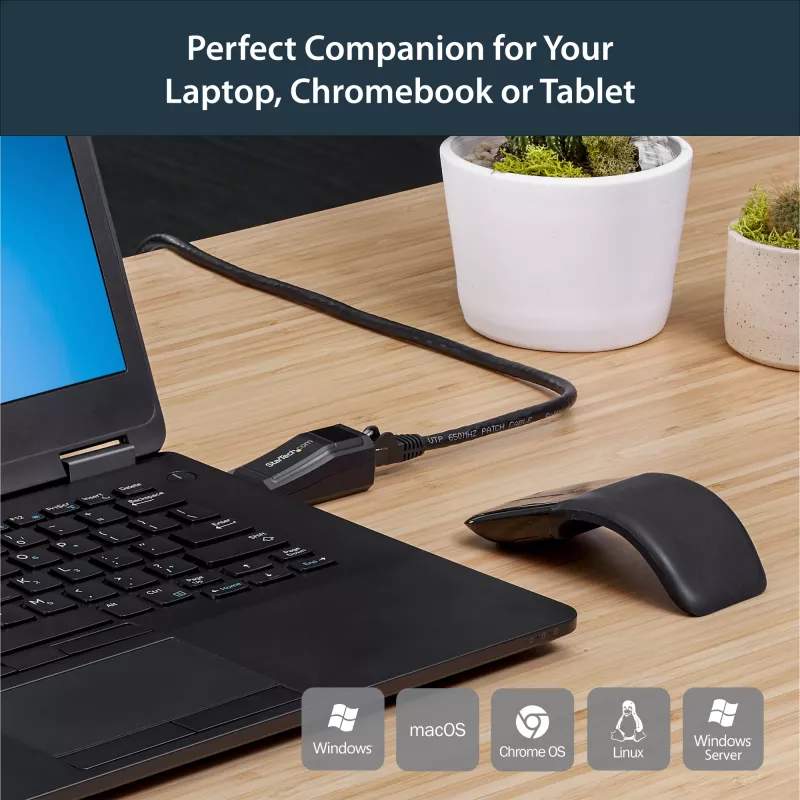 StarTech.com USB 3.0 Gigabit Etherneti NIC võrguadapter – 10/100/1000 Mbps