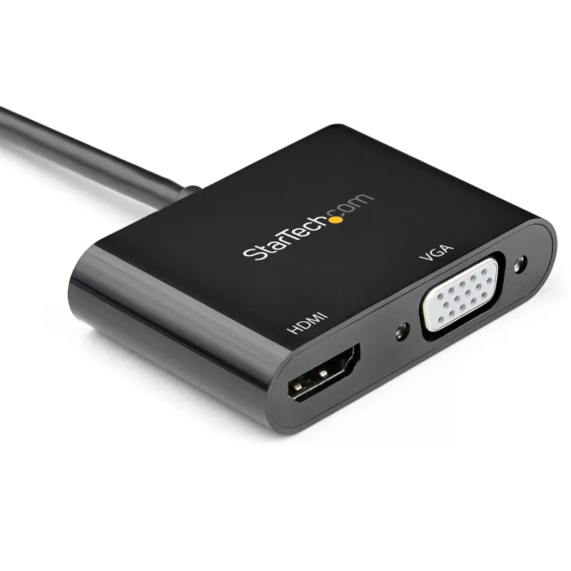 StarTech.com DisplayPort HDMI-ks VGA-adapter - DisplayPort 1.2 HBR2 HDMI 2.0-le (4K 60 Hz) või VGA 1080p muundur-dongel - DP HDMI või VGA monitoriadapter - digitaalne videokuvaadapter