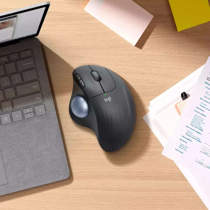 Hiir Logitech ERGO M575 juhtmevaba puutepall RF Wireless + Bluetooth