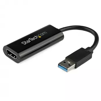 StarTech.com USB 3.0 - HDMI-adapter, USB-HDMI monitorimuundur Windowsile, 1080P (ei toeta macOS/ChromeOS/Linux) - TAA