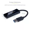 StarTech.com USB 3.0 - HDMI-adapter, USB-HDMI monitorimuundur Windowsile, 1080P (ei toeta macOS/ChromeOS/Linux) - TAA